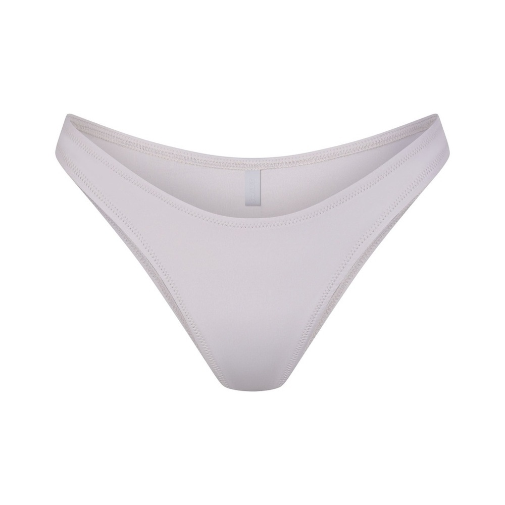 SKIMS Cheeky Tanga Bikini Bottom. Color: Chrome